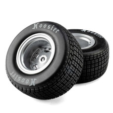 Losi Hoosier Tires, Medium, Mounted, Satin Aluminum, Left/Right (2): 22S Dirt Late Model DLM by LOSI SRP $76.86 Losi Hoosier Tires, Medium, Mounted, Satin Aluminum, Left/Right (2): 22S Dirt Late Model DLM by LOSI SRP $76.86