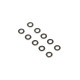Washer, 4.3mm x 9mm x 0.8mm, Stl (10) by LOSI SRP $12.64