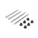Outer Hinge Pins 3.5mm Electro Nickel (2): 8X, 8XE (Replaces TLR244044) by LOSI SRP $27.38