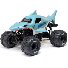 1/18 Mini LMT Megalodon 2S 4X4 RTR Brushed Monster Truck (Battery & Charger Included), Blue by LOSI SRP $626.14 1/18 Mini LMT Megalodon 2S 4X4 RTR Brushed Monster Truck (Battery & Charger Included), Blue by LOSI SRP $626.14