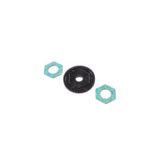Spur Gear with Slipper Pads, 60T 0.5 MOD Spur Gear with Slipper Pads, 60T 0.5 MOD