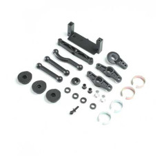 Steering Bellcrank, Servo Saver & Mounts: V100 by LOSI (Replaces VTR231008) Steering Bellcrank, Servo Saver & Mounts: V100 by LOSI (Replaces VTR231008)