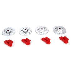 Wheel Hex Brake Rotor & Caliper FR/RR Set: V100 by LOSI SRP $23.35 Wheel Hex Brake Rotor & Caliper FR/RR Set: V100 by LOSI SRP $23.35