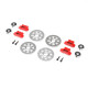 Brake Set w/Wheel Hex & Pin (4): RZR Rey by LOSI SRP $66.46