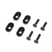 EngineMountInsert & Screws 20T, Black(4): DBXL 2.0 by LOSI SRP $43.18