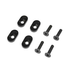 EngineMountInsert & Screws 20T, Black(4): DBXL 2.0 by LOSI SRP $43.18