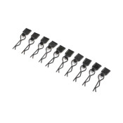 Body Clips, Black, Small (10): LMT by LOSI SRP $4.80
