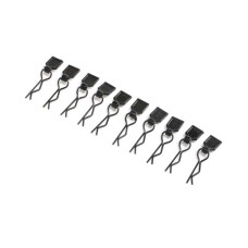 Body Clips, Black, Small (10): LMT by LOSI SRP $4.80 Body Clips, Black, Small (10): LMT by LOSI SRP $4.80
