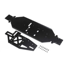 Chassis w/Brace Plate, 4mm, Black: DBXL 2.0 by LOSI SRP $501.64