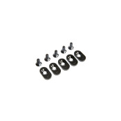 EngineMntInsert&Screws, BLK, 20T(5): 5ive-T 2.0 EngineMntInsert&Screws, BLK, 20T(5): 5ive-T 2.0
