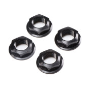 17mm Flanged Wheel Nut, Black (4): Super Rock Rey 17mm Flanged Wheel Nut, Black (4): Super Rock Rey