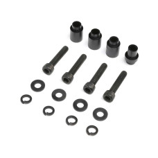 Engine Mount Spacers & ClutchMount,Al,Blk:DBXL 2.0 by LOSI SRP $67.48