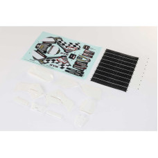 White Plastics with Wraps: Promoto-MX by LOSI
