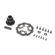 Complete Front Hub Assembly: Promoto-MX Incl Disc, Axle Spacer, Bearings and Screws by LOSI Complete Front Hub Assembly: Promoto-MX Incl Disc, Axle Spacer, Bearings and Screws by LOSI