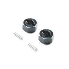 Hex Set, Rear Axle, Aluminum: Mini-T 2.0