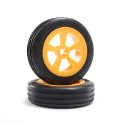 Rib Front Tire, Mounted, Orange (2): Mini JRX2 by LOSI SRP $39.23 Rib Front Tire, Mounted, Orange (2): Mini JRX2 by LOSI SRP $39.23