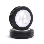 Rib Front Tire, Mounted, White (2): Mini JRX2 by LOSI SRP $39.23 Rib Front Tire, Mounted, White (2): Mini JRX2 by LOSI SRP $39.23