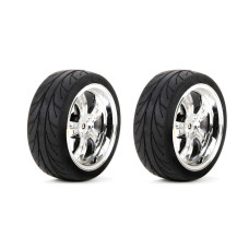 Mounted FR 5-Spoke Wheel/Tire 54x26mm Chrome (2) by LOSI SRP $82.39 Mounted FR 5-Spoke Wheel/Tire 54x26mm Chrome (2) by LOSI SRP $82.39