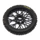 Dunlop MX53 Front Tire Mounted, Black: Promoto-MX by LOSI