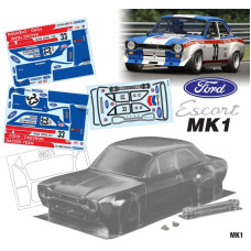 1/10 Ford Escort MK1 190mm Chevron SRP $88.11 1/10 Ford Escort MK1 190mm Chevron SRP $88.11