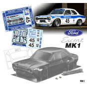 1/10 Ford Escort MK1 190mm VMW Decal Sheet SRP $88.11 1/10 Ford Escort MK1 190mm VMW Decal Sheet SRP $88.11