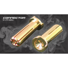 ORCA 5mm Male Bullet Plug 5x16mm 2pcs Gold SRP $12.42