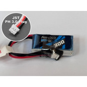 Gens Ace 300mAh 2S 7.4v 45C Lipo Battery With 3 Pin PH Plug, Replaces SPMX3002S30 HBZ Stol 700, UMX Eratix 40x20x12mm 18g SRP $24.84 Gens Ace 300mAh 2S 7.4v 45C Lipo Battery With 3 Pin PH Plug, Replaces SPMX3002S30 HBZ Stol 700, UMX Eratix 40x20x12mm 18g SRP $24.84