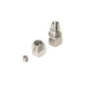 Motor Coupler: 5mm (Motor)/4mm (Flexshaft) Motor Coupler: 5mm (Motor)/4mm (Flexshaft)