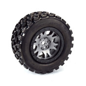 Limited Edition Badlands MX43 Pro-Loc F/R Mounted 24mm Gray/Black Impulse (2) for X-Maxx by Proline SRP $179.28
