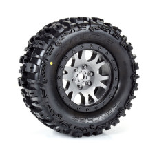 Limited Edition Trencher Pro-Loc F/R Mounted 24mm Gray/Black Impulse (2) for X-Maxx by Proline SRP $179.28 Limited Edition Trencher Pro-Loc F/R Mounted 24mm Gray/Black Impulse (2) for X-Maxx by Proline SRP $179.28