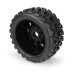 1/6 Badlands MX57 Front/Rear 5.7ö Tires Mounted on Raid 8x48 Removable 24mm Hex Wheels (2): Black by Proline SRP $158.58 1/6 Badlands MX57 Front/Rear 5.7ö Tires Mounted on Raid 8x48 Removable 24mm Hex Wheels (2): Black by Proline SRP $158.58