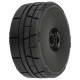 Menace HP BELTED Speed Run 1:8 Tires Mounted on Mach 10 Black 17mm Wheels (2) for Front or Rear by Proline SRP $72.40
