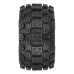 Badlands MX 1.85' All-Terrain Truck Tires (4) Mounted on Raid Black 12mm Hex Wheels for Granite GROM 4x4 Front or Rear by Proline SRP $74.11