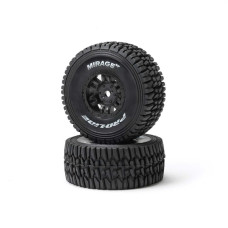 Mirage TT F/R Tires Mounted 12mm Hex Black Split Six (4) for ARRMA MOJAVE GROM by Proline SRP $74.11