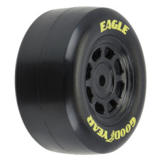 Goodyear Eagle Tire F/R MTD Steel Racing Wheels Black for Losi NASCAR by Proline SRP $74.11