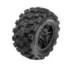 Badlands F/R Tires MTD 12mm Black Split Six (2) for ARRMA MINI KRATON SRP $79.29