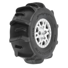 Dumont F/R Tires Mounted 12mm Hex Silver Impulse (4) for Arrma Mojave Grom by Proline SRP $74.11
