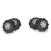 Dumont F/R Tires Mounted 12mm Hex Silver Impulse (4) for Arrma Mojave Grom by Proline SRP $74.11