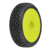 Electron 2.0 F/R Tires Mounted 7mm Yellow (4) for Losi Micro-B by Proline SRP $49.94