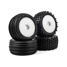 Edge Front / Step Pin Rear Tires Mounted 7mm White (4): Losi Micro-T by Proline SRP $56.85 Edge Front / Step Pin Rear Tires Mounted 7mm White (4): Losi Micro-T by Proline SRP $56.85