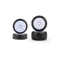 Wedge Front and Prism Rear Carpet Tires Mounted 7mm White (4): Losi Micro-B SRP $58.60 Wedge Front and Prism Rear Carpet Tires Mounted 7mm White (4): Losi Micro-B SRP $58.60
