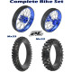 1/4 Pro-Spec Aluminum V2 Bead Complete Bike F/R Wheel/MX33 Tire Combo Set MTD on Sleeve, Blue: Promoto-MX by Proline SRP $444.42