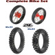 1/4 Pro-Spec Aluminum V2 Bead Complete Bike F/R Wheel/MX33 Tire Combo Set MTD on Sleeve, Black/Red: Promoto-MX by Proline SRP $444.42