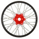 1/4 Pro-Spec CNC Aluminum V2 Bead Front Wheel, Assembled, Black/Red: Promoto-MX by Proline SRP $179.00