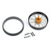 1/4 Pro-Spec Aluminum V2 Bead Front Wheel, Assembled, Black/Gold: Promoto-MX by Proline SRP $55.69