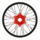 1/4 Pro-Spec CNC Aluminum V2 Bead Rear Wheel, Assembled, Black/Red: Promoto-MX by Proline SRP $179.00