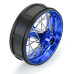 Pro-Spec Aluminum V2 Bead Rear Wheel Blue/Blue (1): Losi Promoto-SM by Proline SRP $51.71