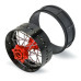 Pro-Spec Aluminum V2 Bead Rear Wheel Black/Red (1): Losi Promoto-SM by Proline SRP $51.71