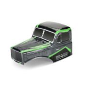 Limited Edition Pre-Cut/Pre-Painted Comp Wagon Cab-Only Topo (Gray/Green) Body for 12.3