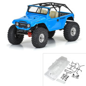 1979 Toyota Land Cruiser FJ40 Clear Body with Trail Cage & Scale Molded Accessories for 12.3'' (313mm) Wheelbase Scale Crawlers by Proline SRP $179.27
